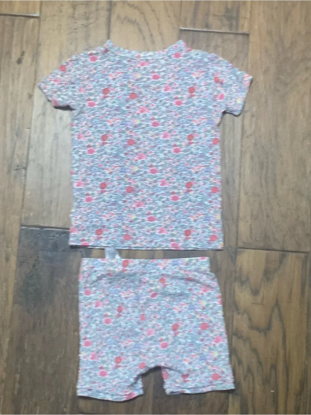 GAP Pink Floral Short Sleeve Pajama Set